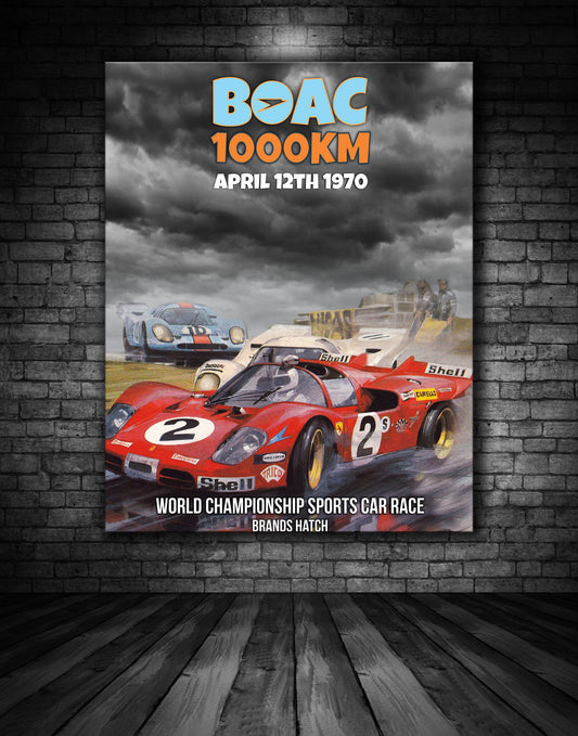 1000KM Brands Hatch 1970 Vintage Poster (2)