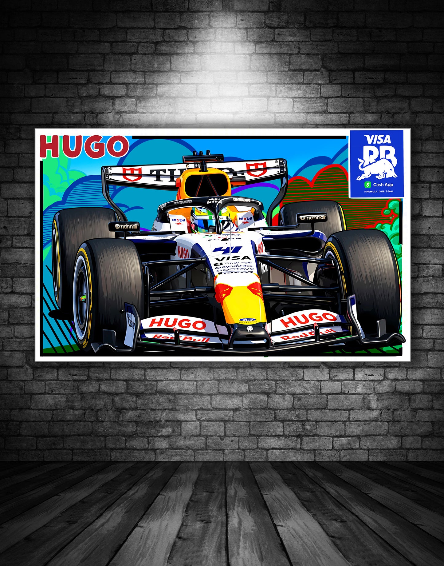 ARVID LINDBLAD RACING BULLS F1 POSTER