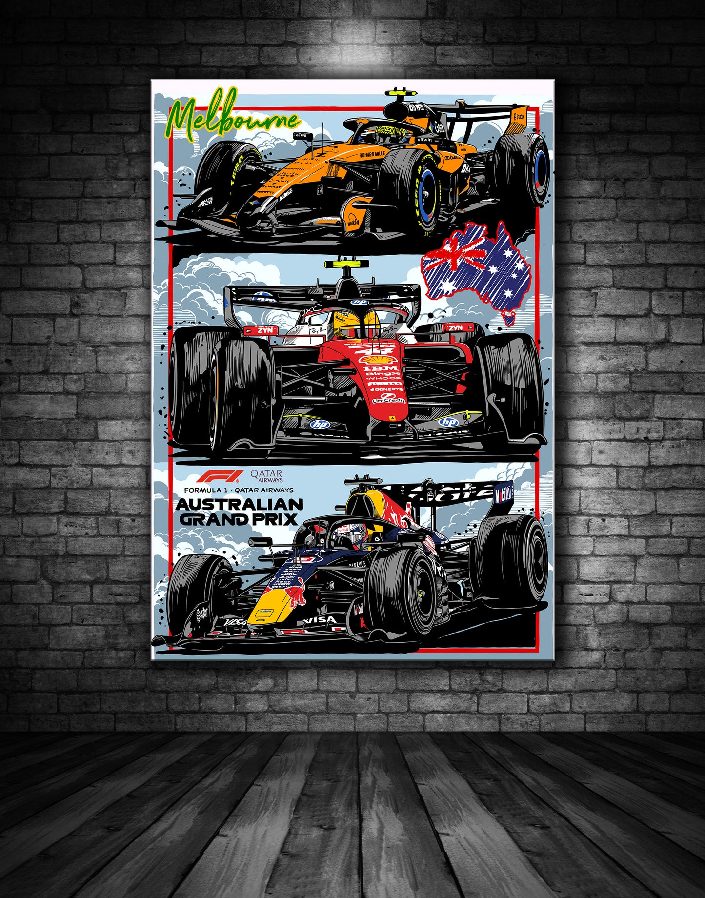 AUSTRALIAN GRAND PRIX MELBOURNE 2026 POSTER