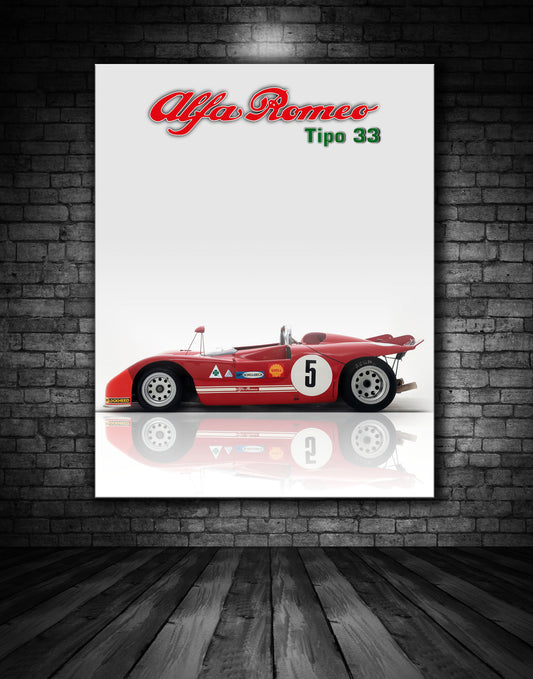 Alfa Romeo Tipo 33 Poster