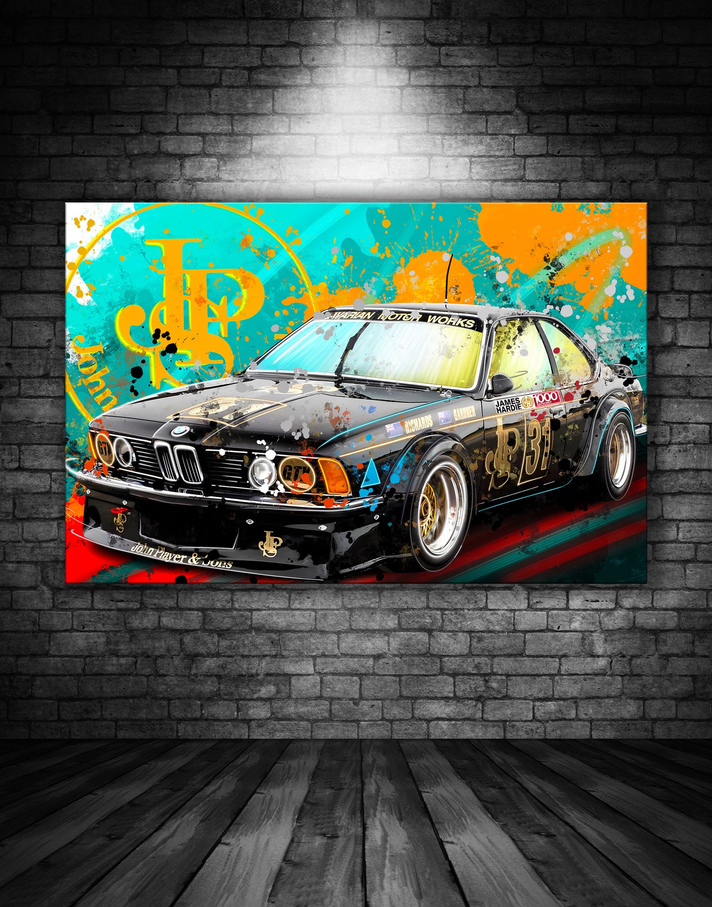 BMW 635 CSI JPS IMSA Painting