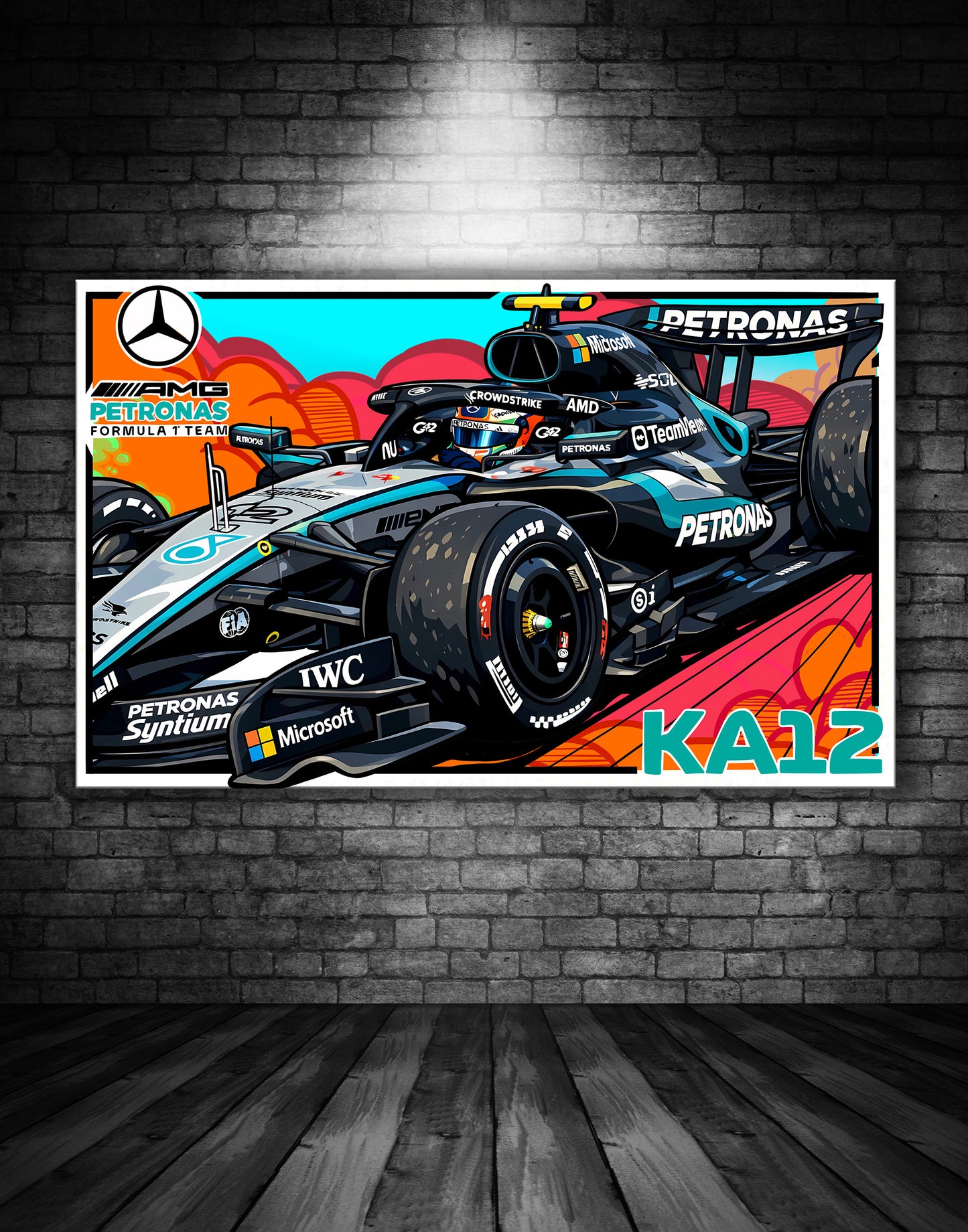 KIMI ANTONELLI MERCEDES AMG FI POSTER