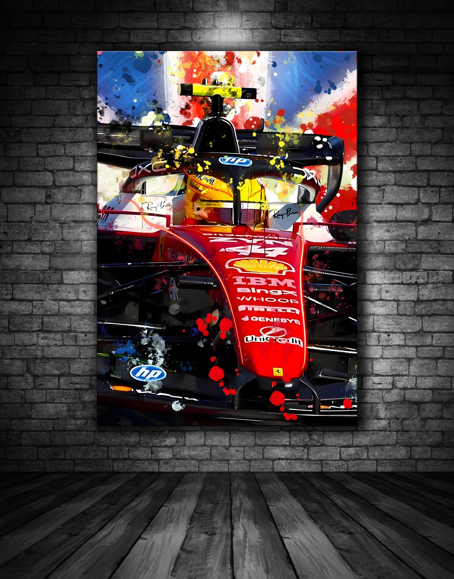 LEWIS HAMILTON FERRARI F1 PORTRAIT 2026