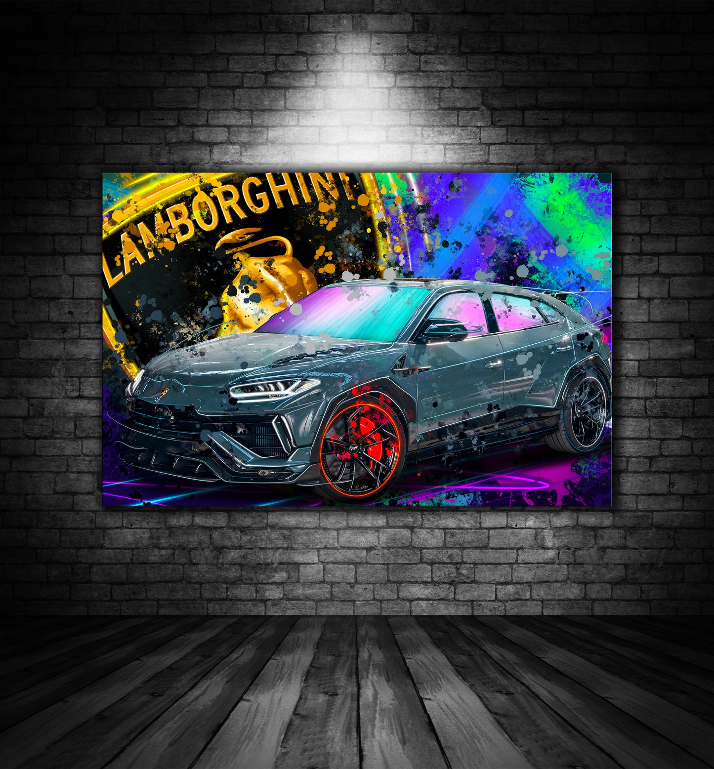 Lamborghini URUS Graffiti Painting