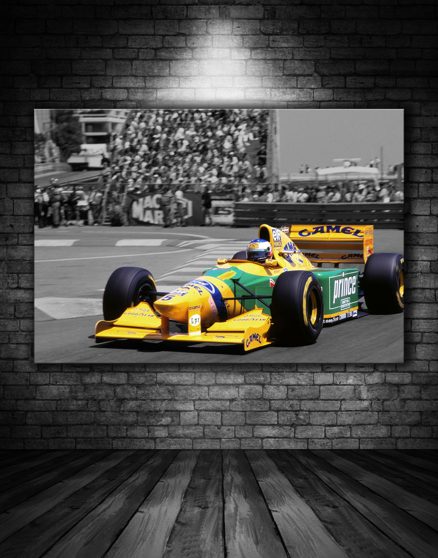 Michael Schumacher Benetton F1 Monaco Grand Prix