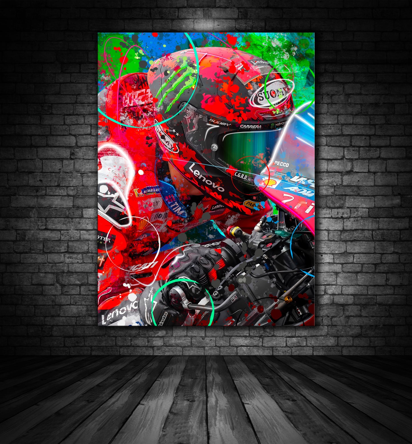 PECCO BAGNIA LENOVO DUCATI NOTO GP PAINTING