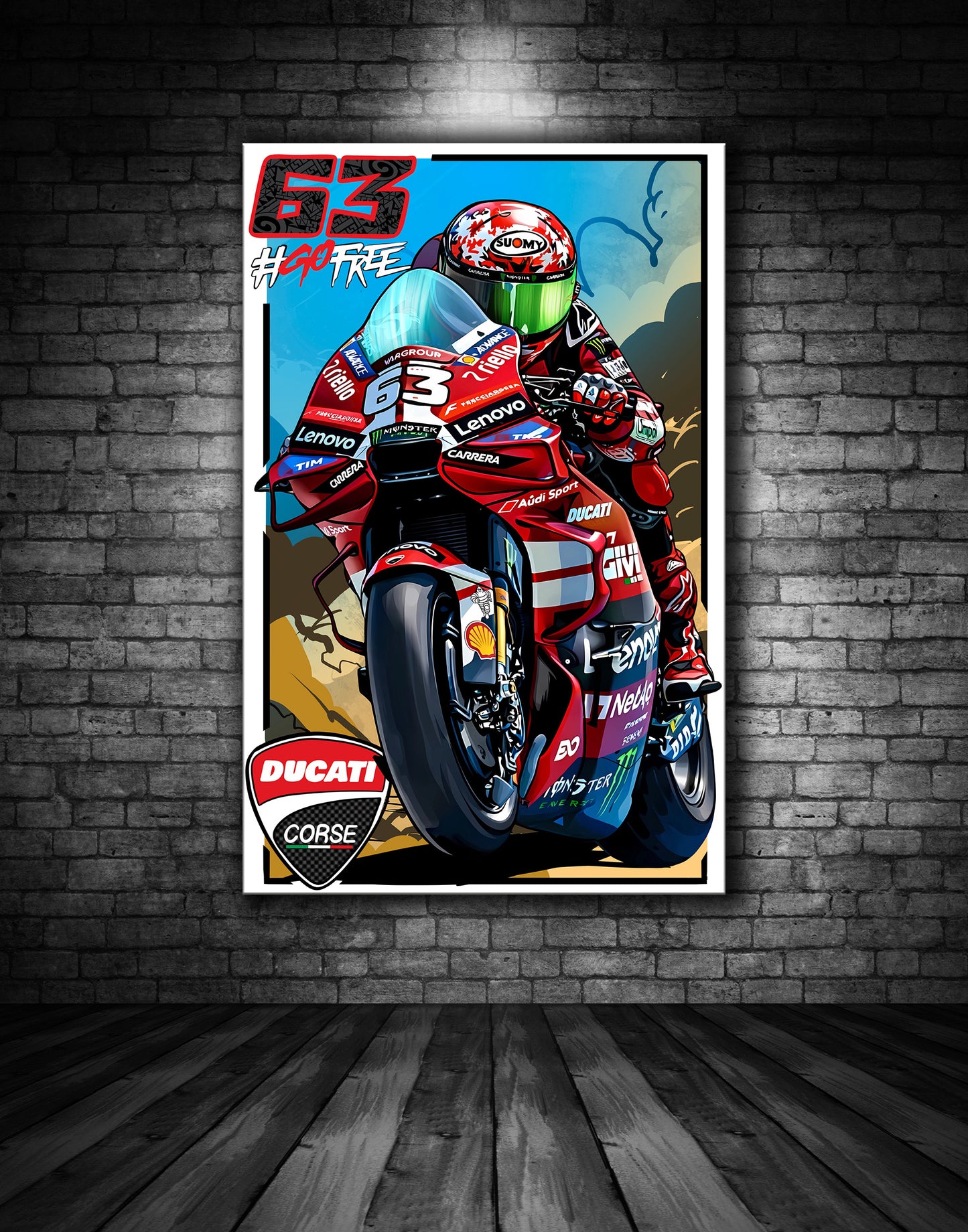 Pecco Bagnia Lenovo Ducati MOTO GP