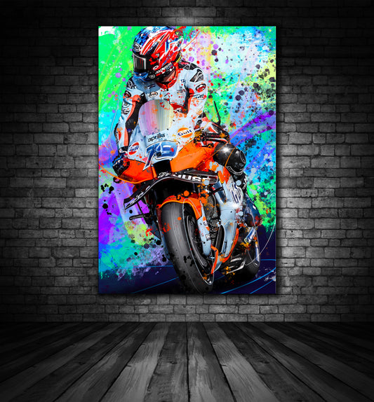 AI OGURA TRACKHOUSE APRILIA MOTO GP PAINTING