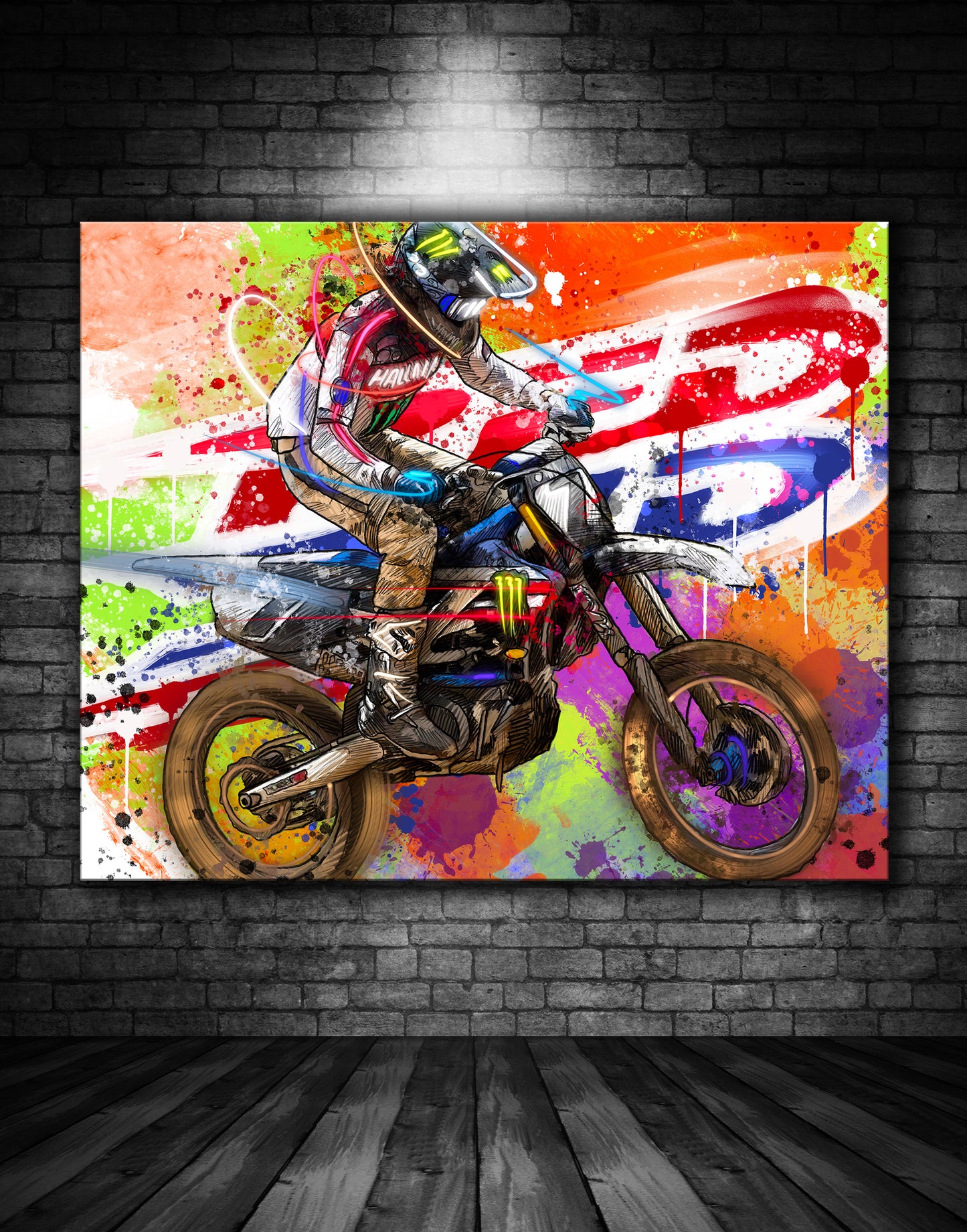 Aaron Plessinger Star Racing Yamaha Graffiti Painting