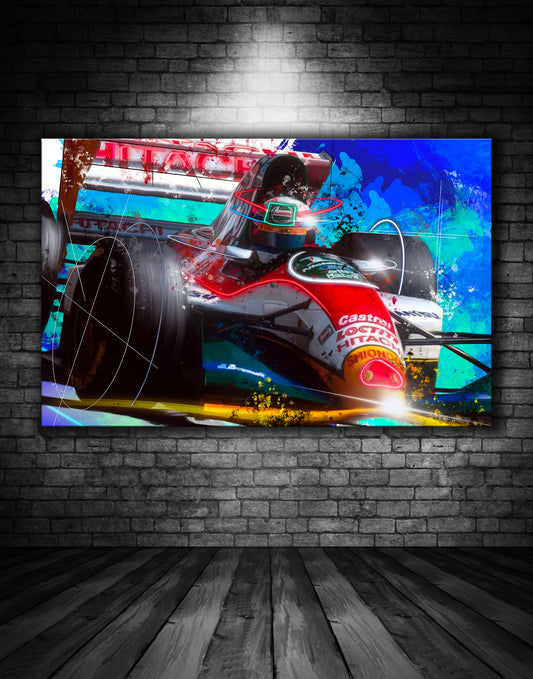 Alex Zanardi Lotus 107 Graffiti Painting