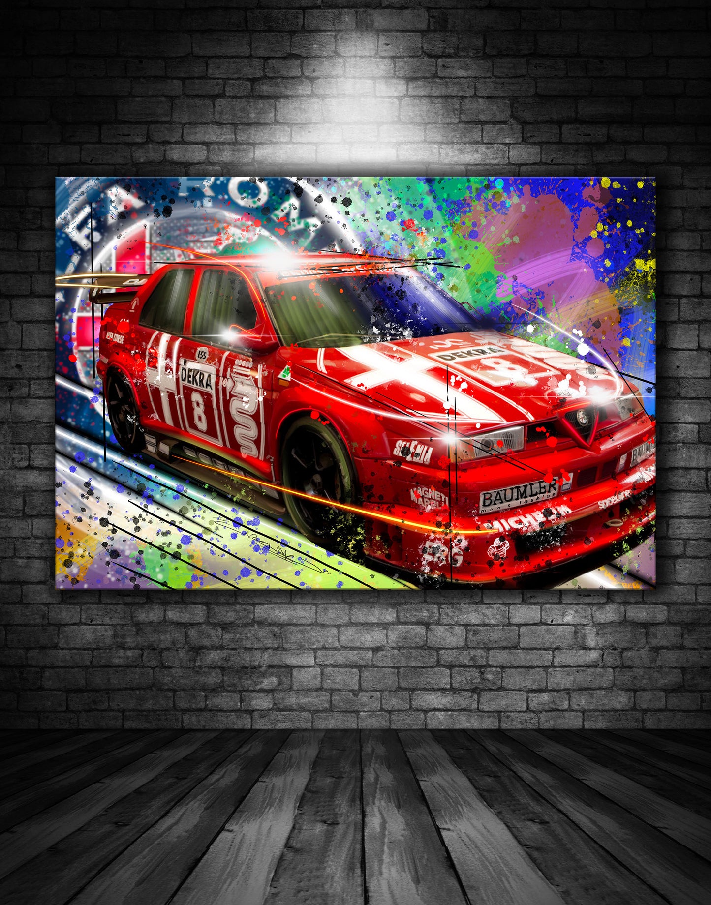 Alfa Romeo 155 V6 TI DTM Graffiti Painting