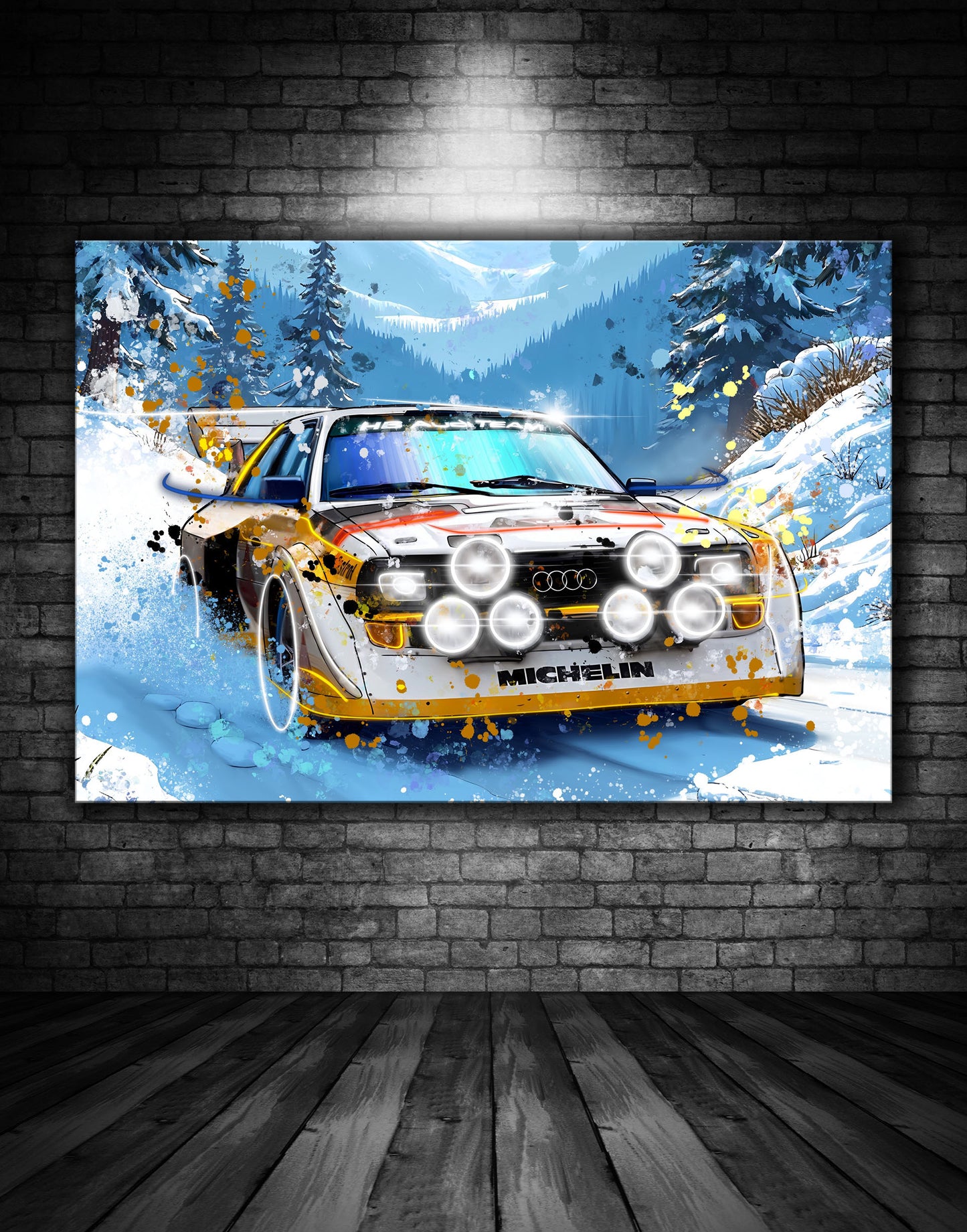 Audi Quattro HB Rally Car Monte Carlo Rally