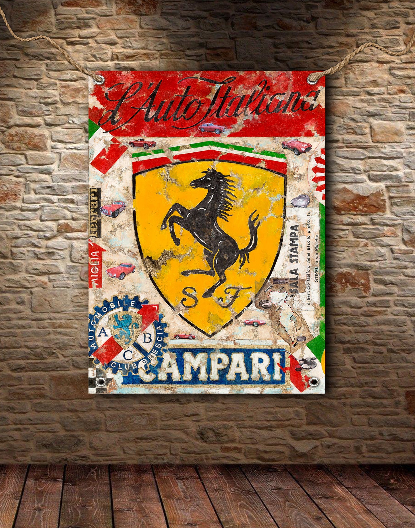 Auto Italiano Ferrar Banner