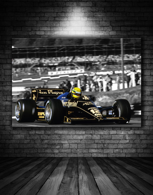 Ayrton Senna Brands Hatch JPS Lotus