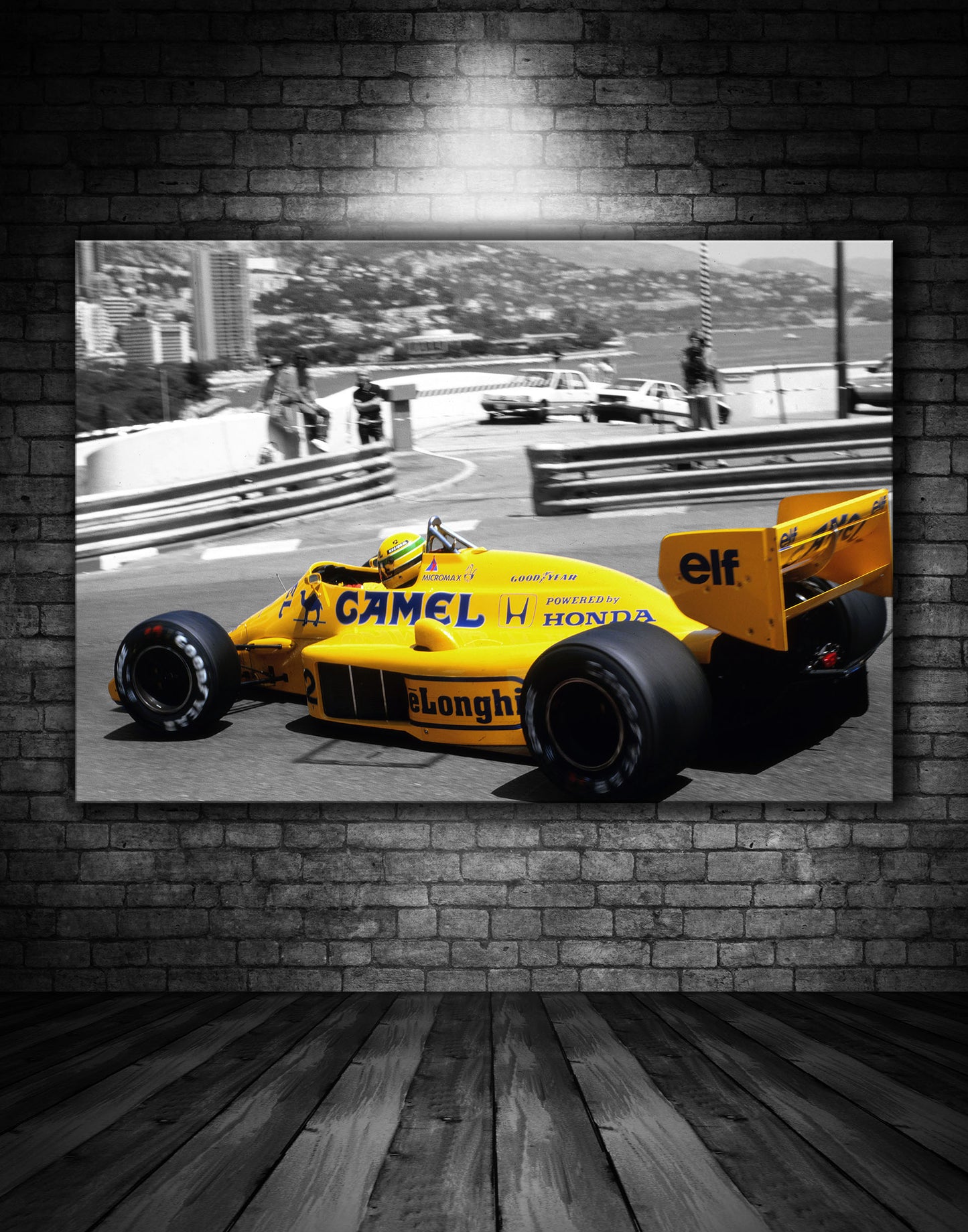 Ayrton Senna Lotus Honda Monaco