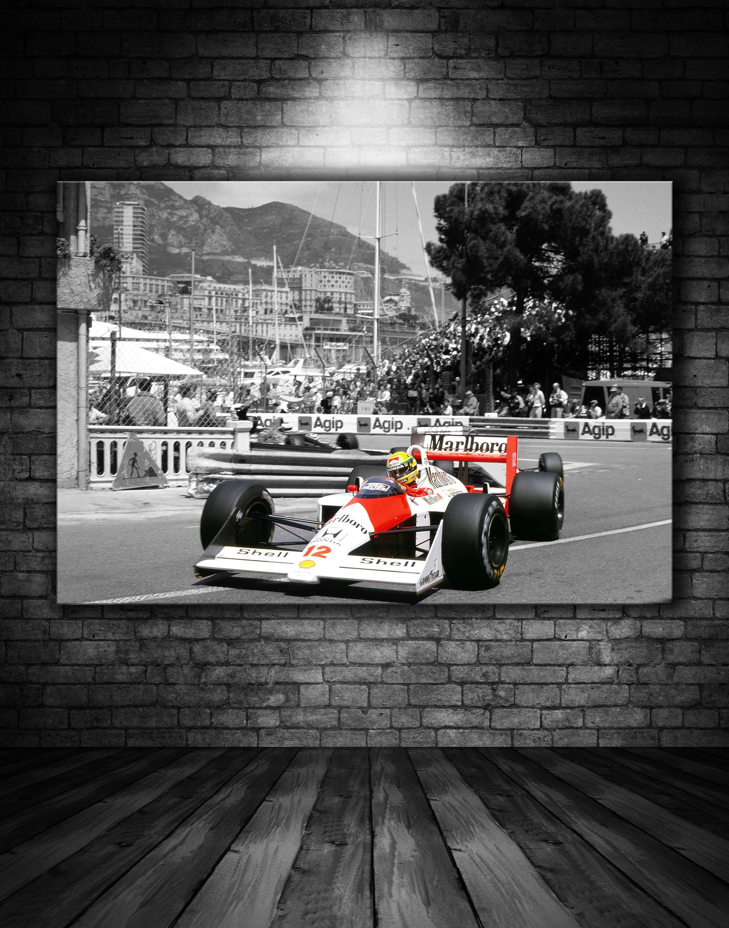 Ayrton Senna Mclaren Honda Monaco