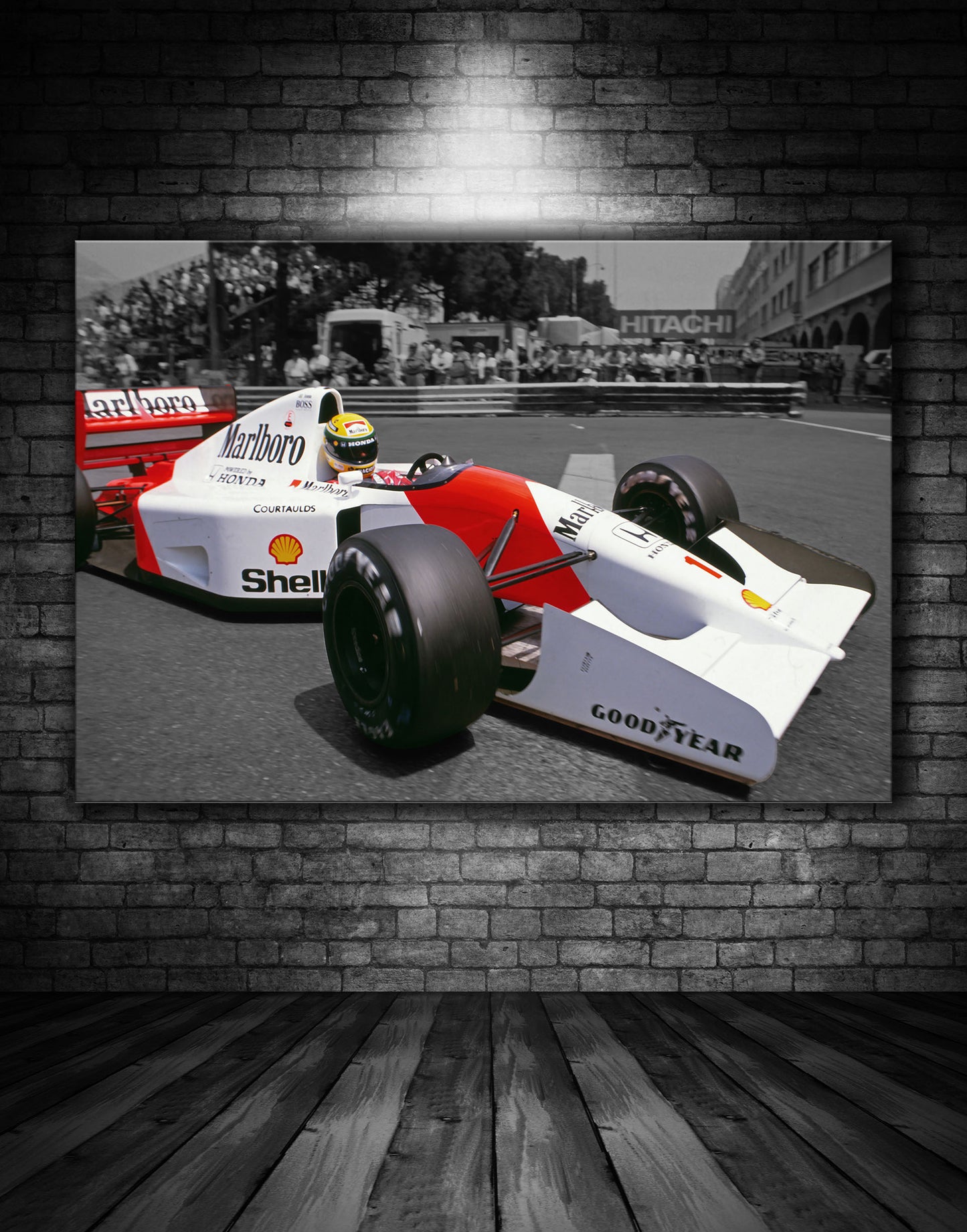 Ayrton Senna Mclaren Honda Monaco Grand Prix