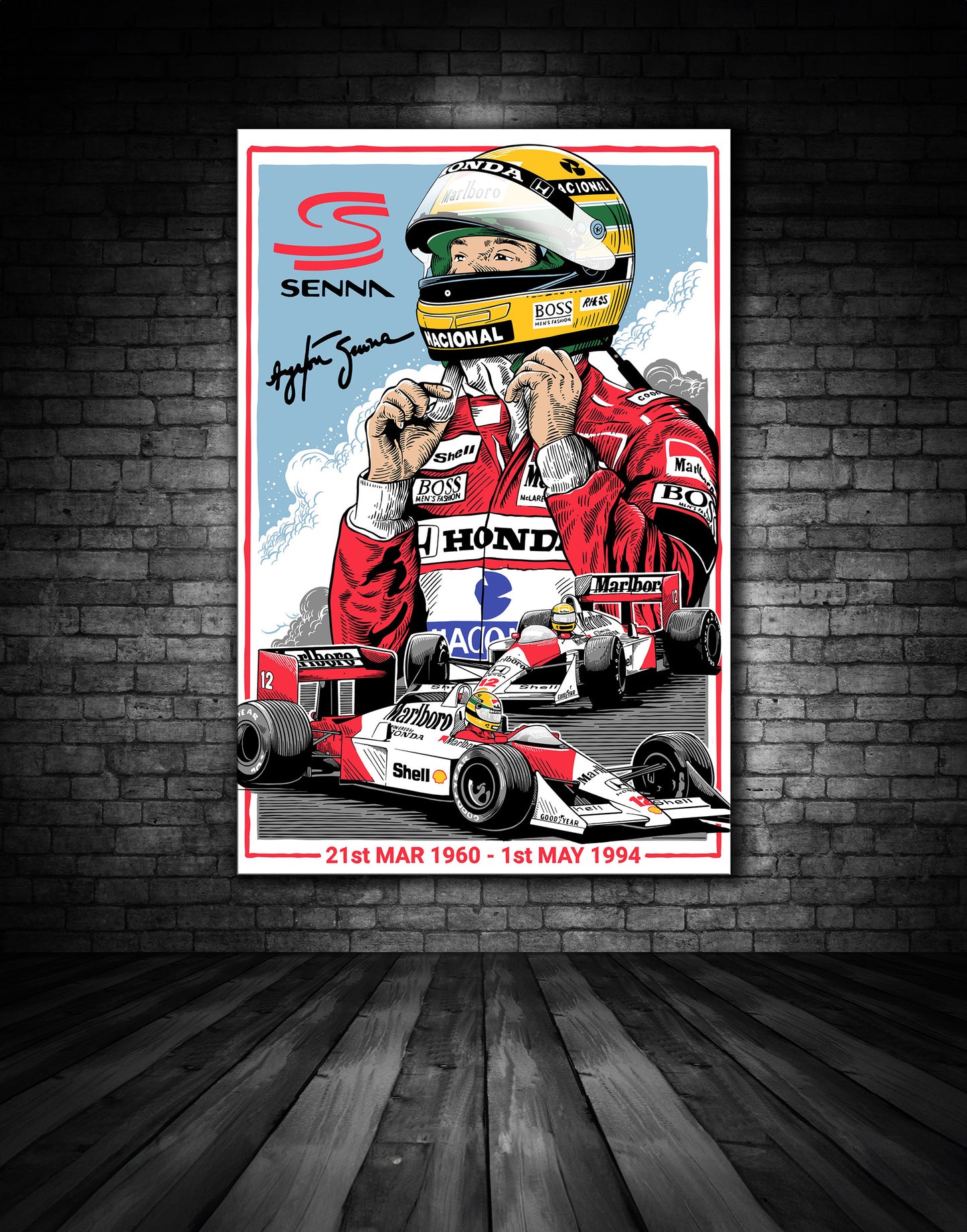 Ayrton Senna White Edition
