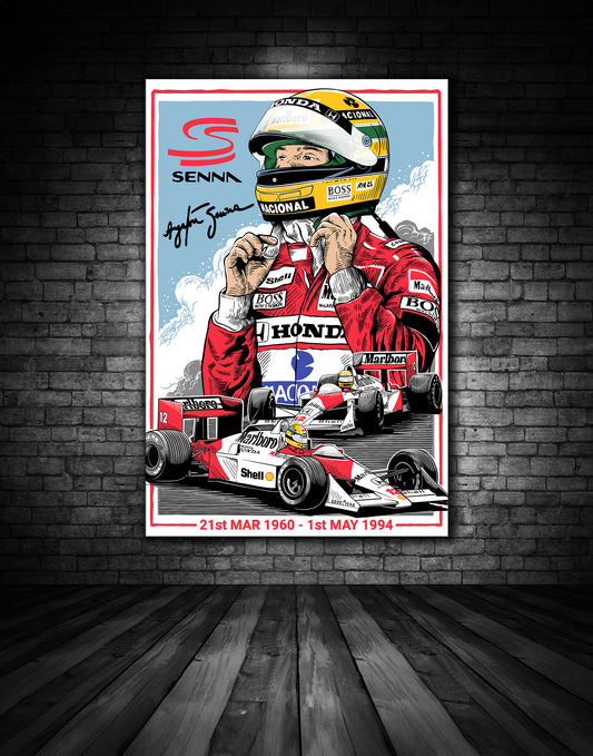 Ayrton Senna White Edition