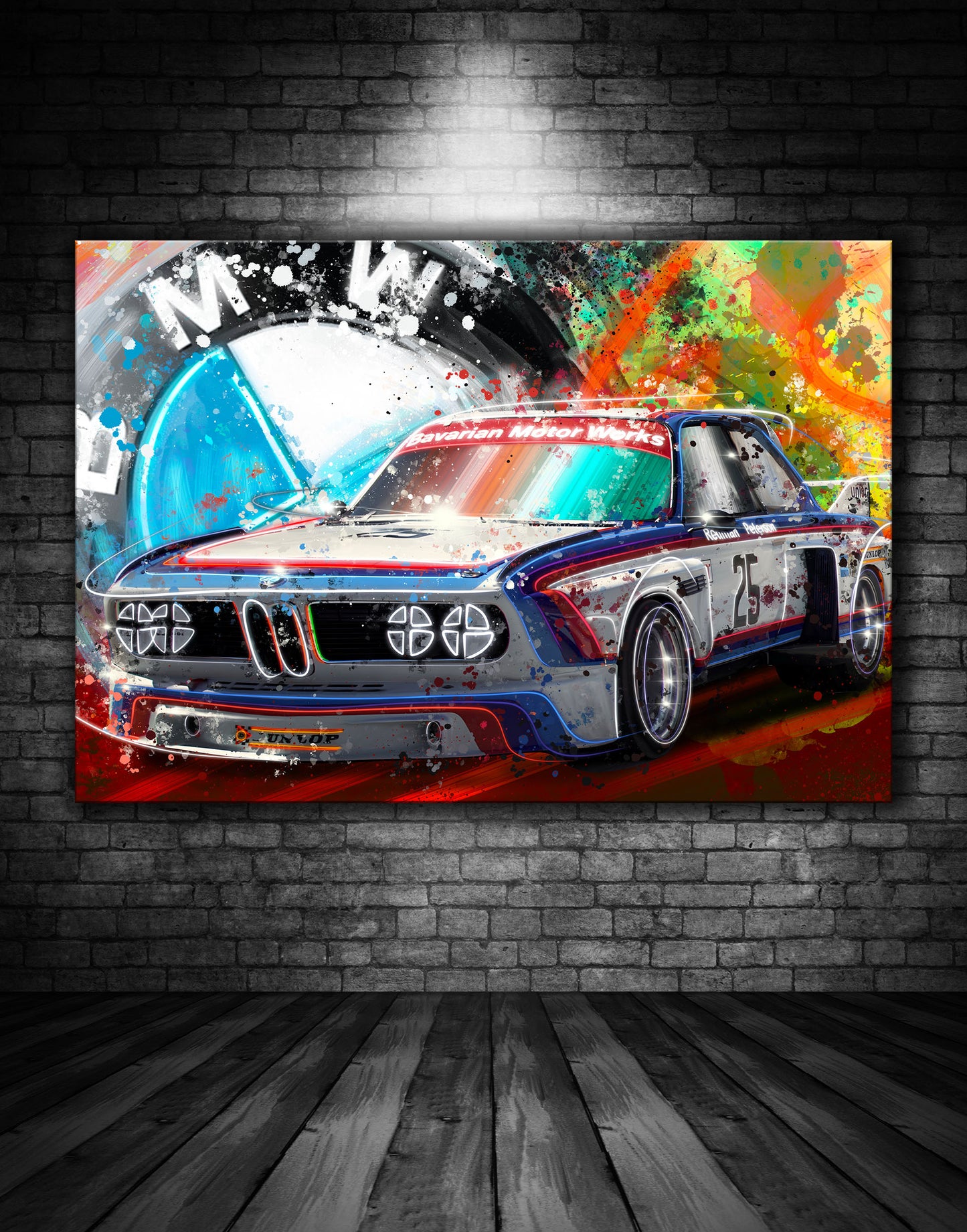 BMW 3.5 CSL Batmobile IMSA Graffiti Painting