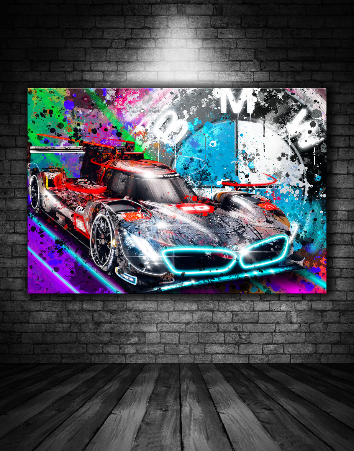 BMW ART Team WRT Hypercar Graffiti Painting – Exclusively Motorsport