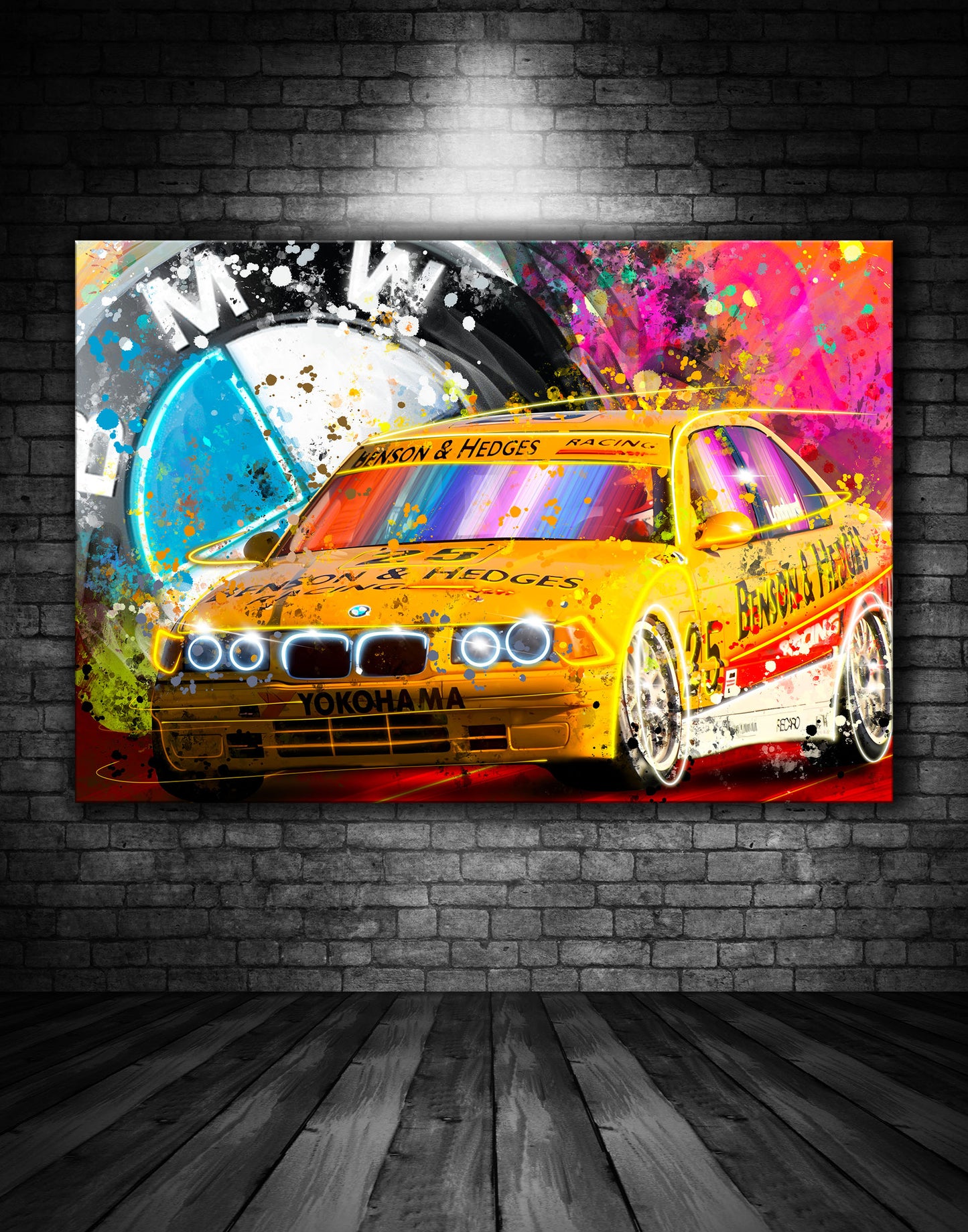 BMW Australian Touring Car Graffiti Painting