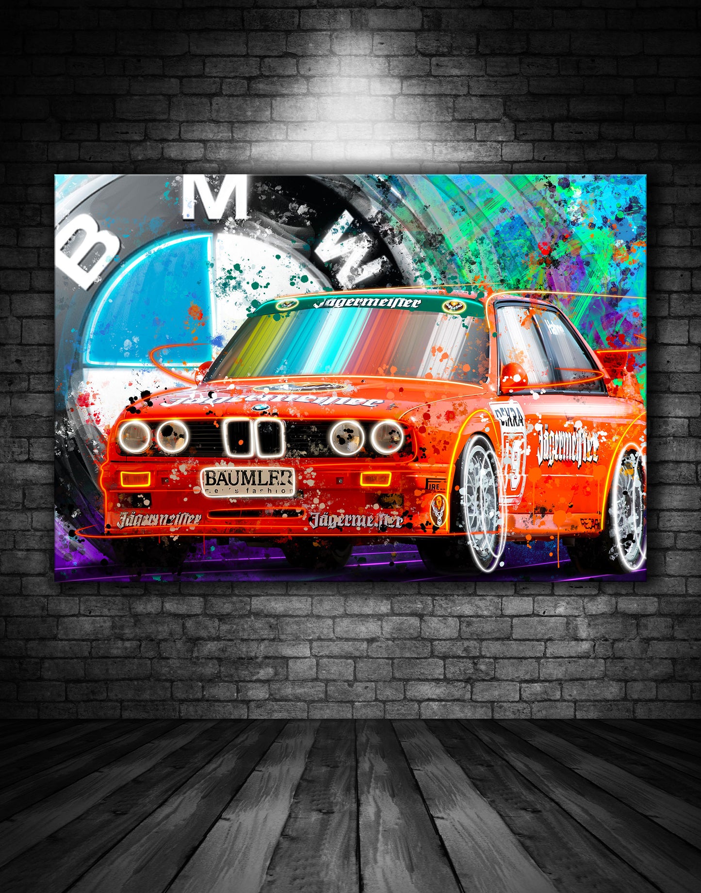 BMW DTM Jagermeister Graffiti Painting