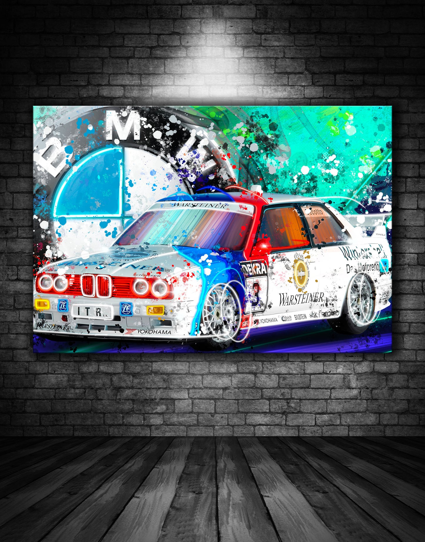 BMW E36 MR DTM Graffiti Painting