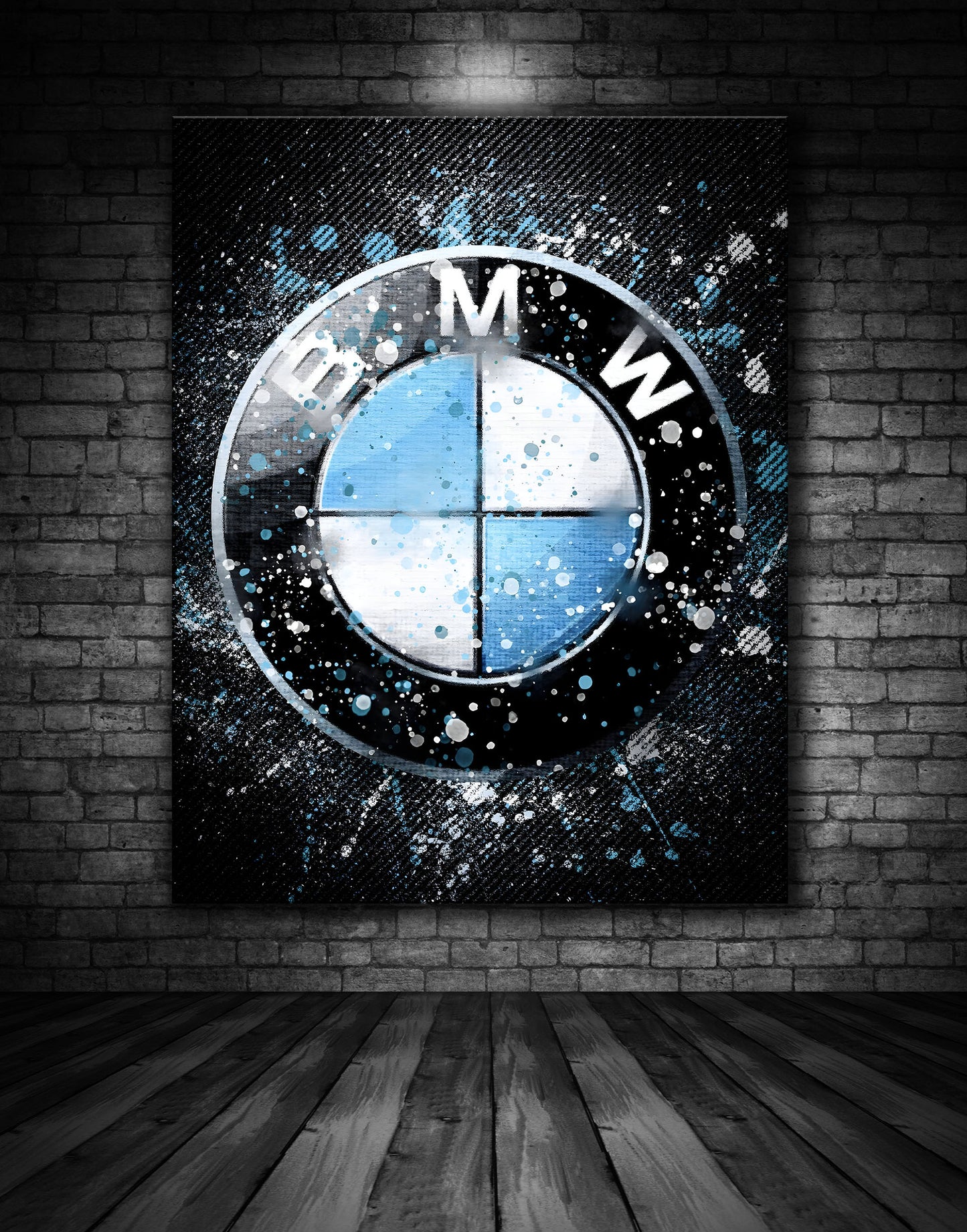 BMW Logo Graffiti Painting