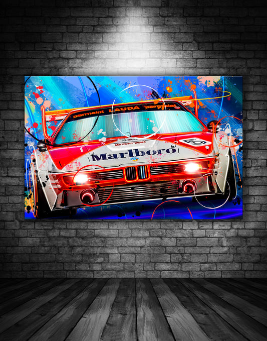 BMW M1 Marlboro Graffiti Painting