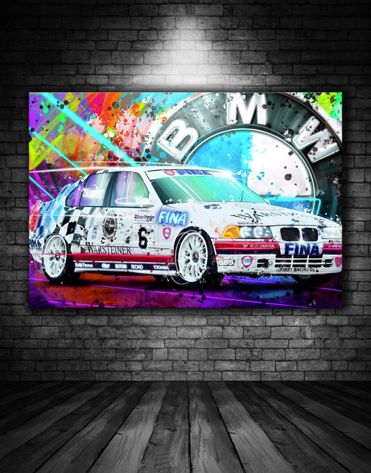 BMW Supertouring Car BTCC Graffiti Painting