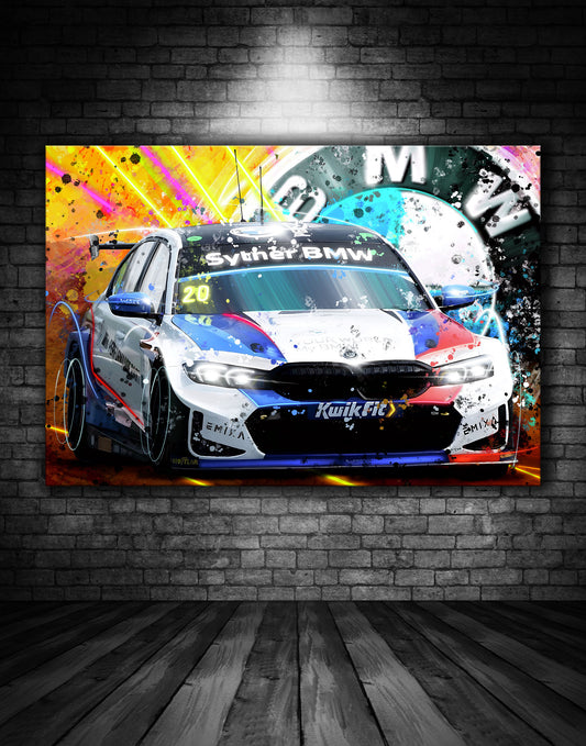 BMW WSR BTCC Touring Car Graffiti Painting