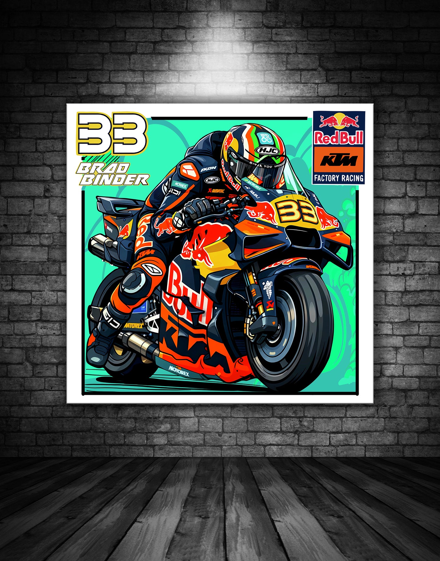 BRAD BINDER KTM MOTO GP POSTER