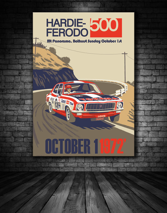 Brock Torana 1972 Poster