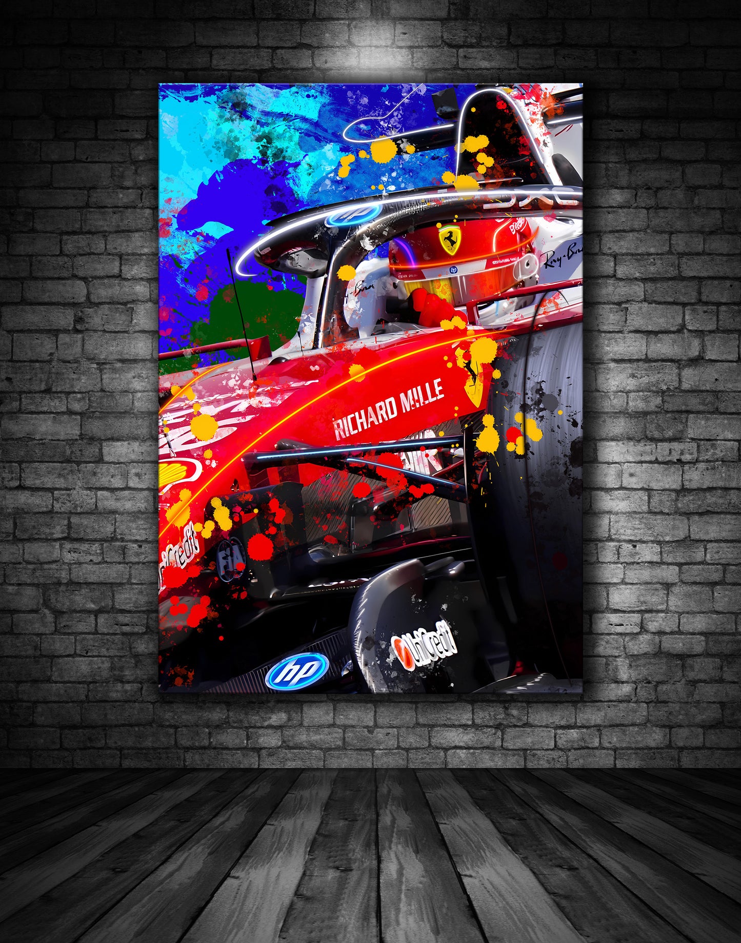 CHARLES LECLERC FERRARI F1 2026 PAINTING