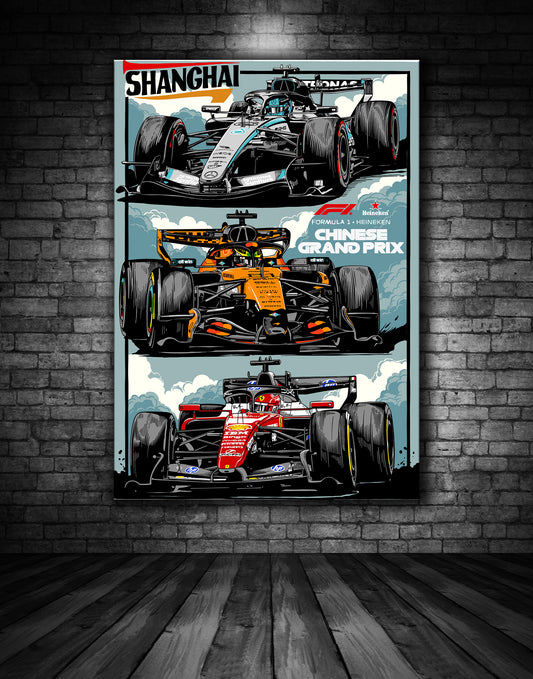 CHINESE GRAND PRIX SHANGHAI F1 POSTER 2026