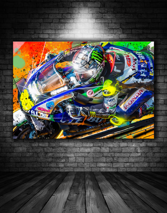 Cal Crutchlow Honda Moto GP Graffiti Painting