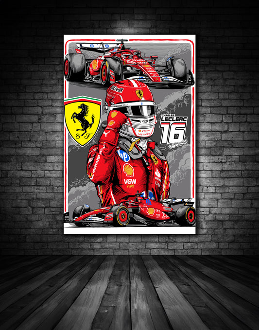 Charles Leclerc Ferrari White Edition 2025