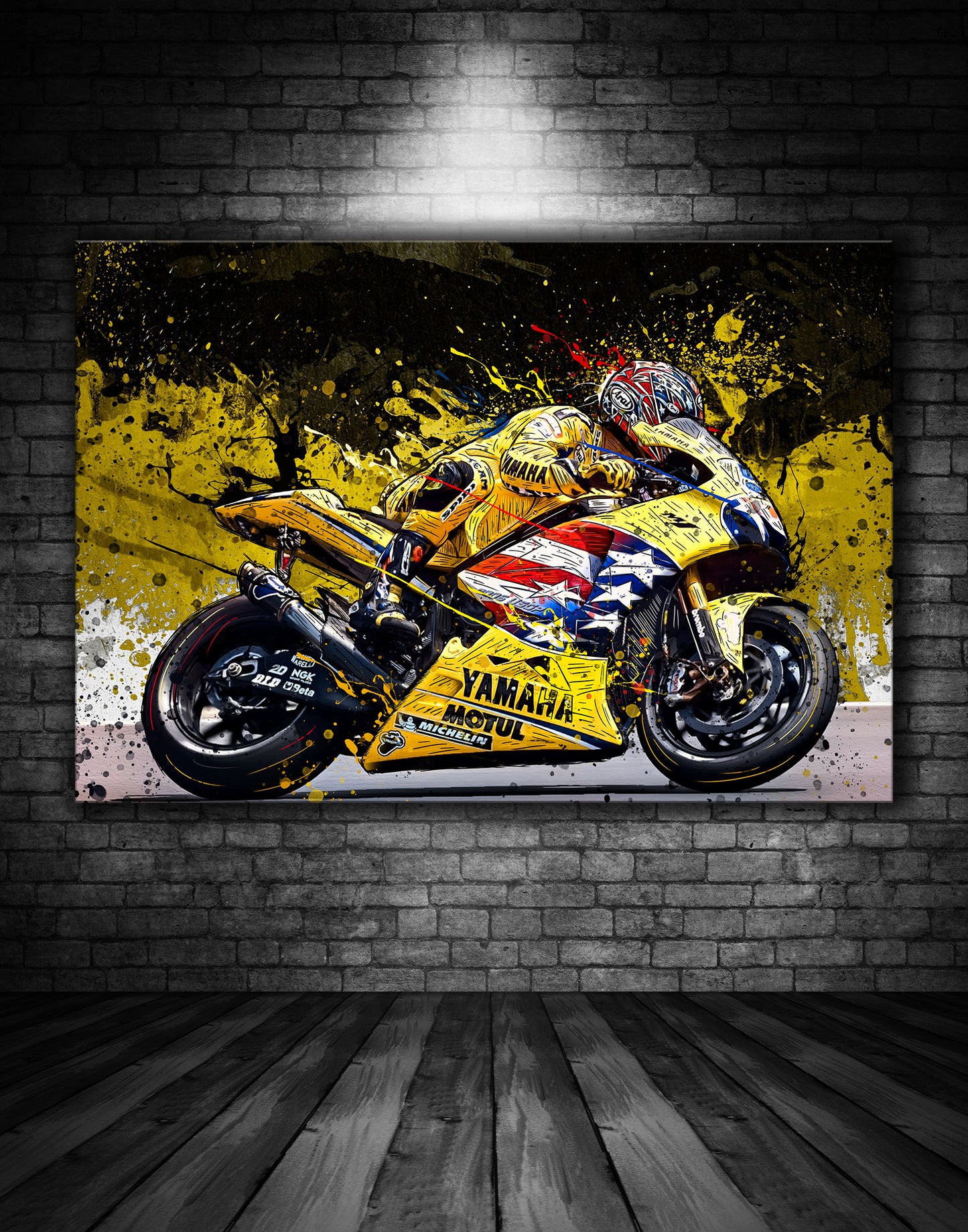 Colin Edwards Yamaha Moto GP Graffiti Painting