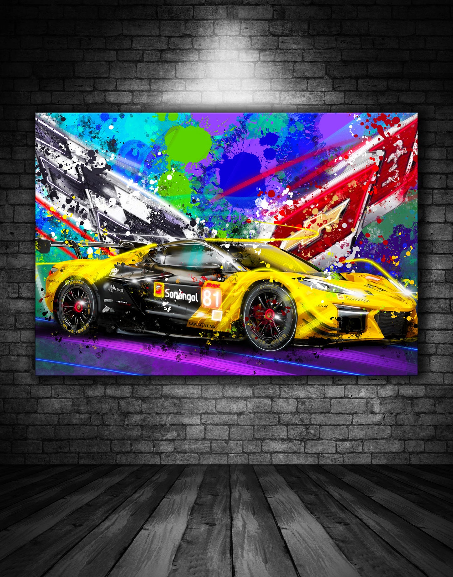 Corvette Z06 GT3r Graffiti Painting