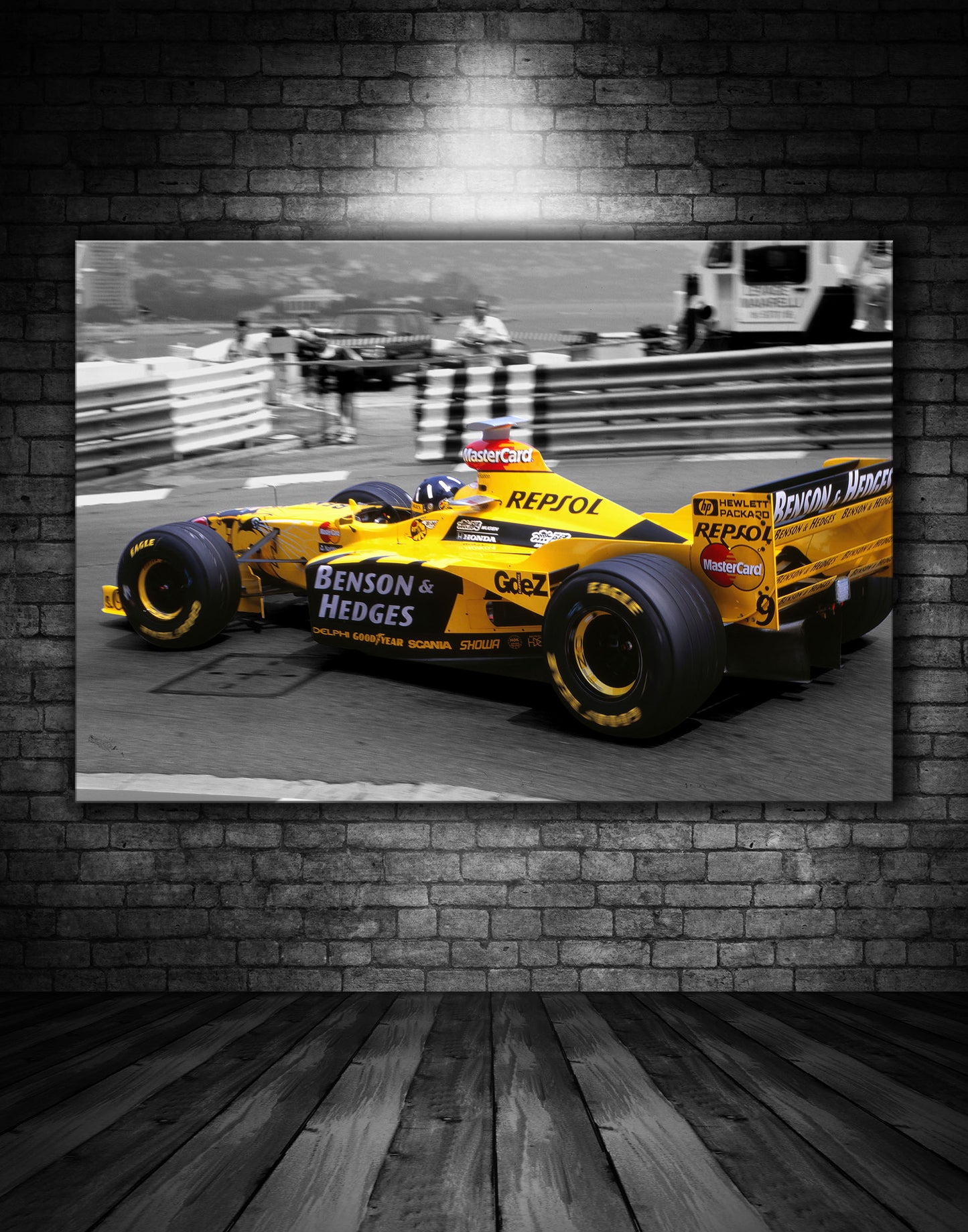 Damon Hill Jordan Monaco Grand Prix