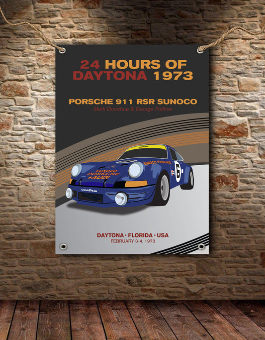 Daytona 24 Hours Porsche Sunoco Banner