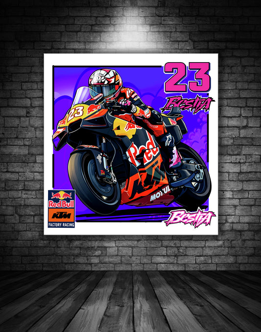 ENEA BASTIANINI KTM TECH 3 MOTO GP POSTER