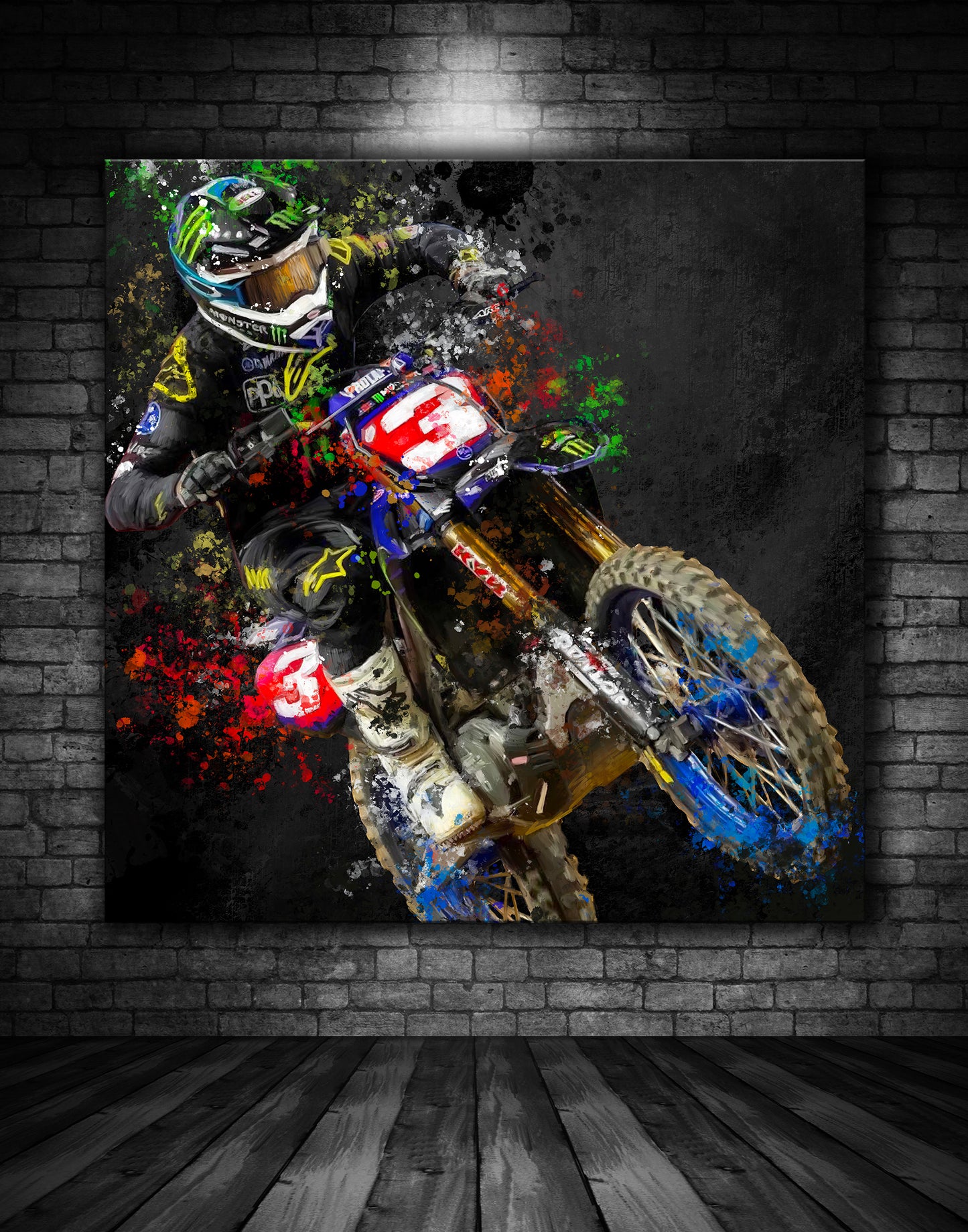 Eli Toac Yamaha Black Series Graffiti Painting