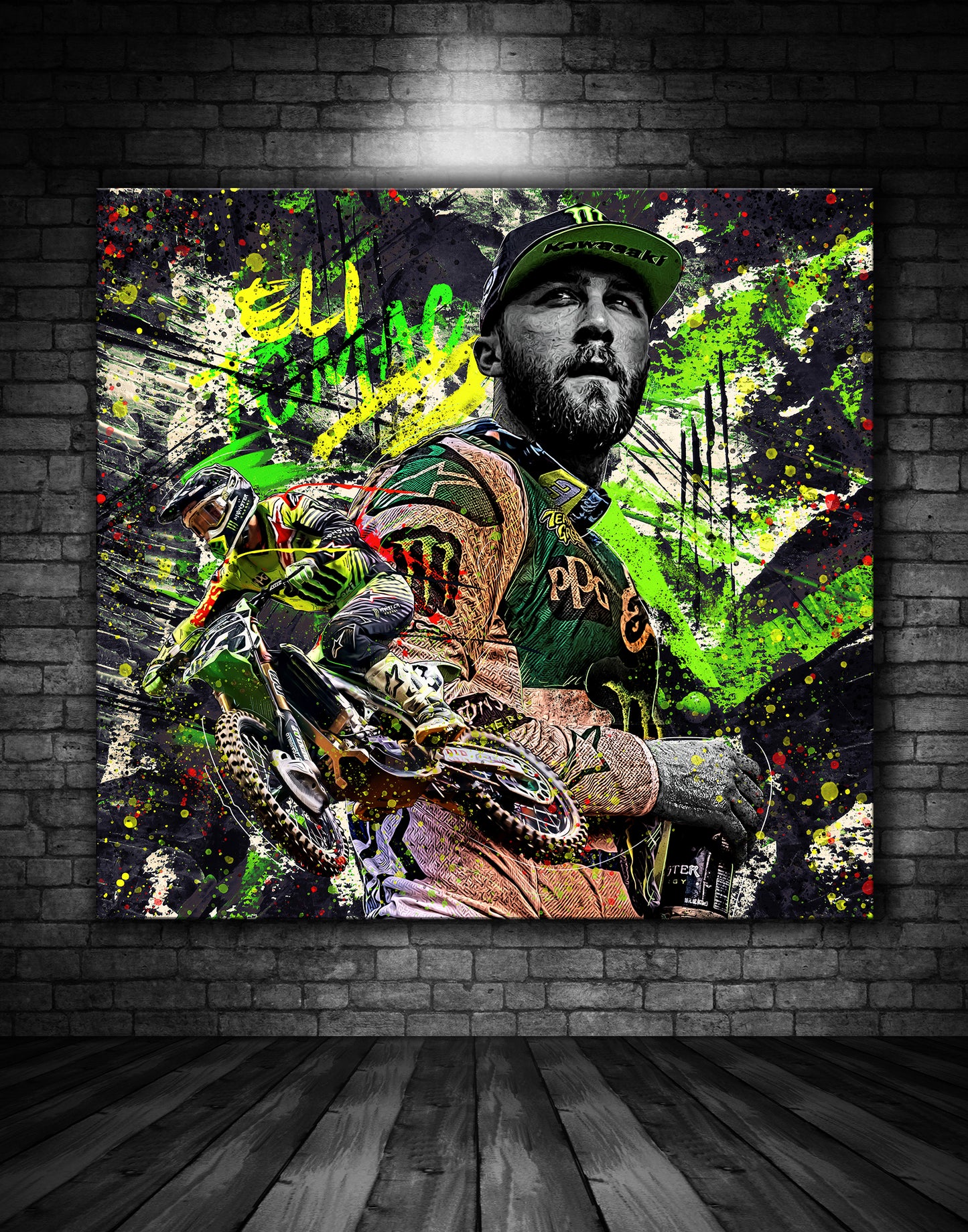 Eli Tomac MX Legend Graffiti Painting