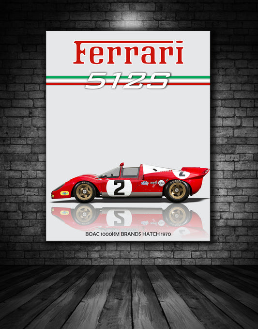 FERRARI 512 S WHITE