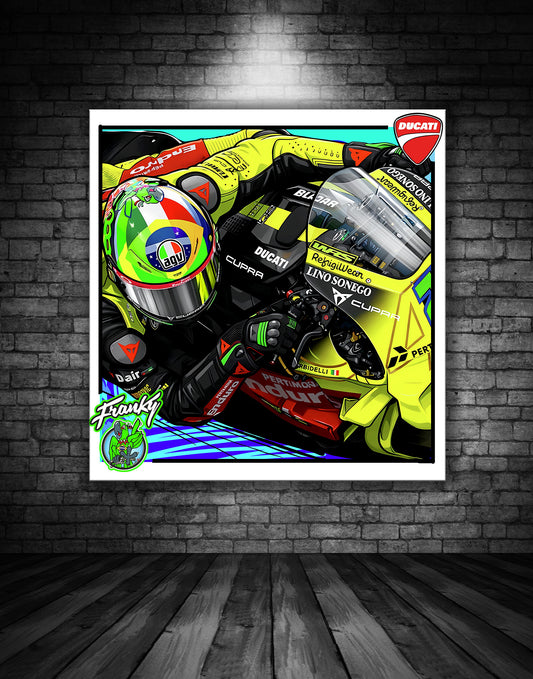 FRANKY MORBIDELLI VR46 DUCATI MOTO GP POSTER