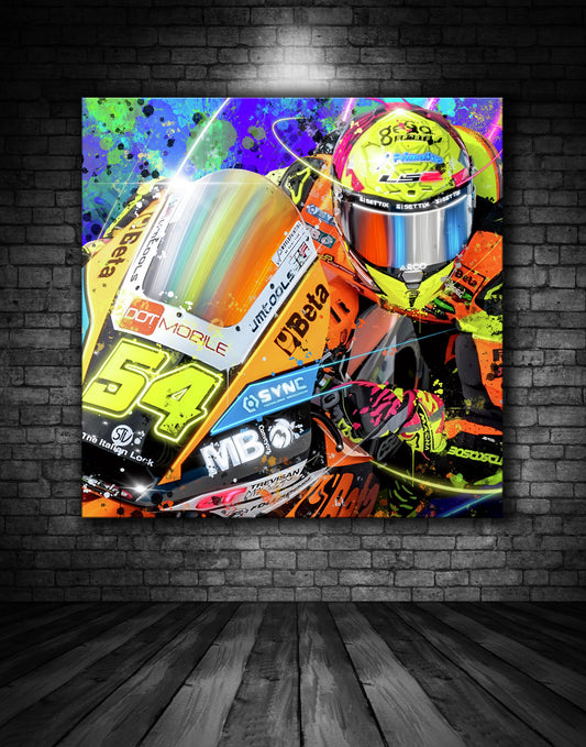 Fermin Aldeguer Moto 2 Graffiti Painting