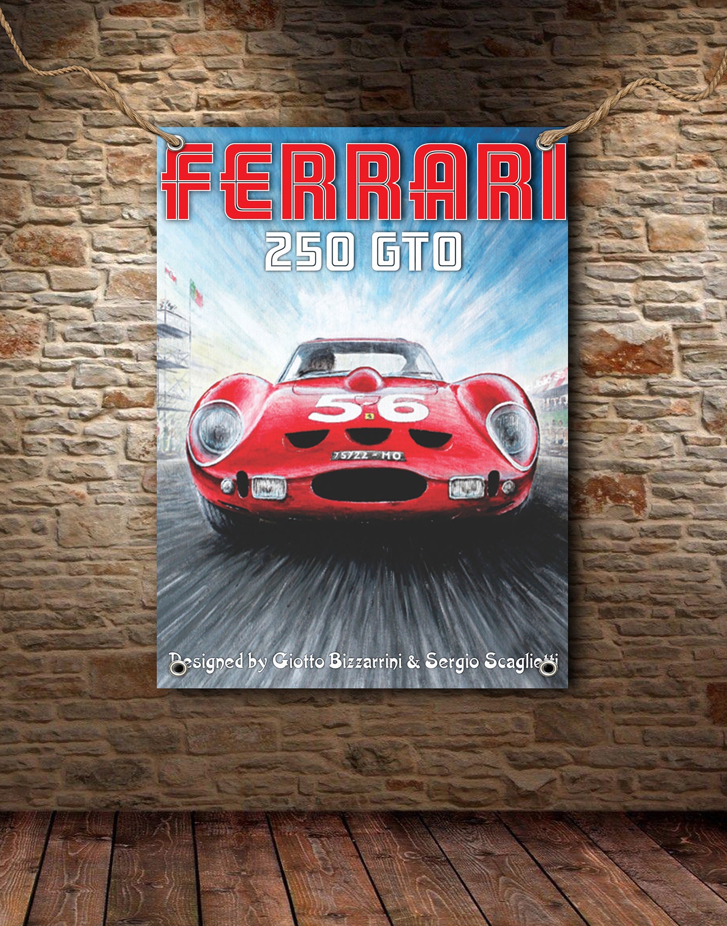 Ferrari 250 GTO Race Banner