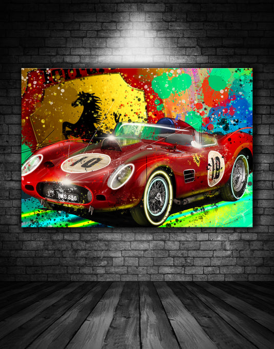 Ferrari 250 Testarossa Graffiti Painting